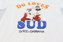 Load image into Gallery viewer, Dolce & Gabbana Elegant White Crew Neck Tee with Colorful Print