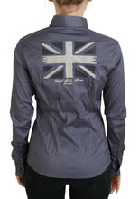 Load image into Gallery viewer, Ralph Lauren Elegant Gray Long Sleeve Polo Top