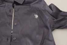 Load image into Gallery viewer, Ralph Lauren Elegant Gray Long Sleeve Polo Top
