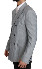 Load image into Gallery viewer, Dolce & Gabbana Elegant Light Blue Double Breasted Blazer
