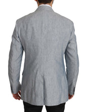 Load image into Gallery viewer, Dolce & Gabbana Elegant Light Blue Double Breasted Blazer