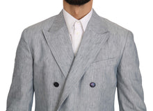 Load image into Gallery viewer, Dolce & Gabbana Elegant Light Blue Double Breasted Blazer