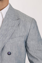 Load image into Gallery viewer, Dolce & Gabbana Elegant Light Blue Double Breasted Blazer