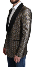 Load image into Gallery viewer, Dolce & Gabbana Multicolor Metallic Jacquard Polyester Blazer Jacket