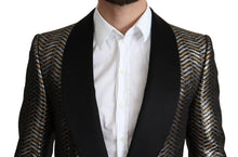 Load image into Gallery viewer, Dolce & Gabbana Multicolor Metallic Jacquard Polyester Blazer Jacket