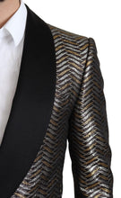 Load image into Gallery viewer, Dolce & Gabbana Multicolor Metallic Jacquard Polyester Blazer Jacket
