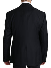 Load image into Gallery viewer, Dolce & Gabbana Elegant Blue Patterned Martini Formal Blazer