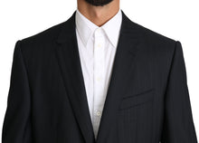 Load image into Gallery viewer, Dolce & Gabbana Elegant Blue Patterned Martini Formal Blazer
