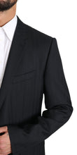 Load image into Gallery viewer, Dolce & Gabbana Elegant Blue Patterned Martini Formal Blazer