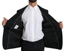 Load image into Gallery viewer, Dolce & Gabbana Elegant Blue Patterned Martini Formal Blazer