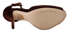 Load image into Gallery viewer, Dolce & Gabbana Elegant Gold Detail Velvet Heels