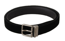 Load image into Gallery viewer, Dolce & Gabbana Elegant Velvet Designer Belt