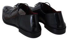 Load image into Gallery viewer, Dolce & Gabbana Black Leather Lace Up Men Dress Derby Shoes