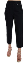 Load image into Gallery viewer, Dolce & Gabbana Chic Black Cotton Trousers