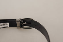 Load image into Gallery viewer, Dolce & Gabbana Elegant Silk Leather Belt with Logo Buckle