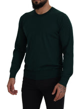 Load image into Gallery viewer, Dolce & Gabbana Elegant Green Crewneck Cashmere Sweater
