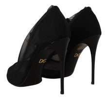 Load image into Gallery viewer, Dolce & Gabbana Elegant Black Stretch Socks Boots