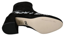 Load image into Gallery viewer, Dolce & Gabbana Chic Embroidered Ankle Boots