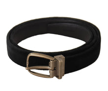 Load image into Gallery viewer, Dolce & Gabbana Elegant Black Leather Designer Belt