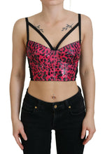 Load image into Gallery viewer, Dolce & Gabbana Leopard Print Bustier Corset Top