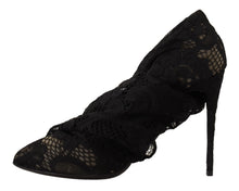 Load image into Gallery viewer, Dolce & Gabbana Elegant Stretch Sock Boots in Sleek Black