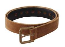 Load image into Gallery viewer, Dolce & Gabbana Elegant Engraved Buckle Leather Belt