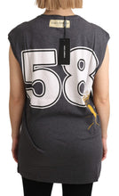 Load image into Gallery viewer, Dolce & Gabbana Elegant Gray Cotton Cap Sleeve Tee