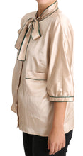 Load image into Gallery viewer, Dolce & Gabbana Elegant Beige Silk Blend Blouse Top