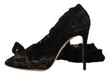 Load image into Gallery viewer, Dolce & Gabbana Elegant Stretch Sock Boots in Black