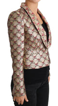 Load image into Gallery viewer, Dolce & Gabbana Glittering Gold Floral Sequined Blazer Jacket