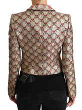 Load image into Gallery viewer, Dolce & Gabbana Glittering Gold Floral Sequined Blazer Jacket