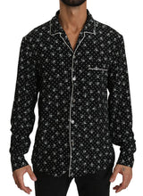 Load image into Gallery viewer, Dolce & Gabbana Elegant Silk Pajama Shirt with Skull Print