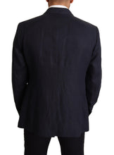 Load image into Gallery viewer, Dolce & Gabbana Elegant Dark Blue Double-Breasted Blazer