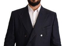 Load image into Gallery viewer, Dolce & Gabbana Elegant Dark Blue Double-Breasted Blazer