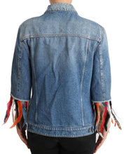 Load image into Gallery viewer, Dolce & Gabbana Floral Embroidered Denim Elegance Jacket