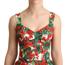 Load image into Gallery viewer, Dolce & Gabbana Chic Red Geranium Print Sleeveless Jumpsuit