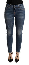 Load image into Gallery viewer, Dolce & Gabbana Elegant Mid Waist Skinny Blue Jeans