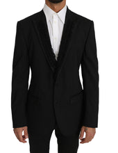 Load image into Gallery viewer, Dolce & Gabbana Elegant Black Slim Fit Martini Blazer Jacket