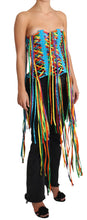 Load image into Gallery viewer, Dolce & Gabbana Multicolor Strapless Bustier Corset Top