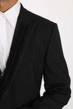 Load image into Gallery viewer, Dolce & Gabbana Elegant Black Slim Fit Martini Blazer Jacket
