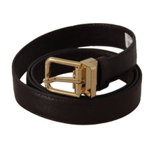 Load image into Gallery viewer, Dolce & Gabbana Elegant Leather Belt with Metal Buckle