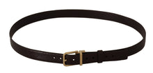 Load image into Gallery viewer, Dolce & Gabbana Elegant Leather Belt with Metal Buckle