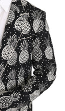 Load image into Gallery viewer, Dolce & Gabbana Chic Black Pineapple Print Wool Suit