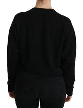Load image into Gallery viewer, Dolce & Gabbana Elegant Black Cashmere Cardigan Top