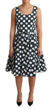 Load image into Gallery viewer, Dolce & Gabbana Chic Polka Dot A-line Sleeveless Dress