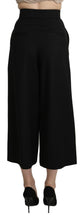 Load image into Gallery viewer, Dolce & Gabbana Elegant High Waist Wide Leg Virgin Wool Trousers