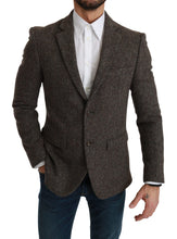 Load image into Gallery viewer, Dolce & Gabbana Brown Jacket Formal Coat Wool Blazer