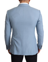 Load image into Gallery viewer, Dolce & Gabbana Elegant Blue Cashmere-Silk Men's Blazer