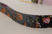 Load image into Gallery viewer, Dolce & Gabbana Elegant Multicolor Canvas-Leather Belt