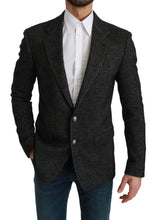 Load image into Gallery viewer, Dolce & Gabbana Elegant Gray Plaid Slim Fit Blazer